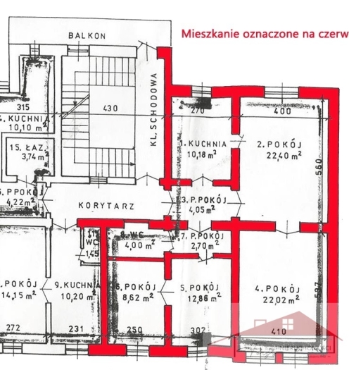 Apartment for sale with the area of 87 m2