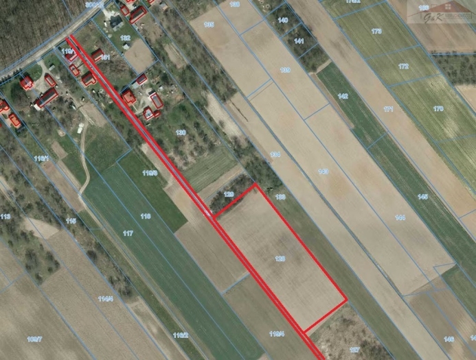 Land for sale with the area of 10900 m2