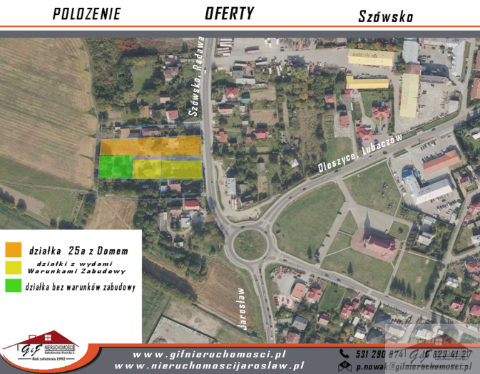 Land for sale with the area of 1086 m2