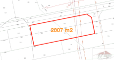 Grundstück zum Verkauf mit einer Fläche von 2007 m2