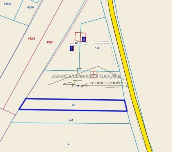 Land for sale with the area of 2600 m2