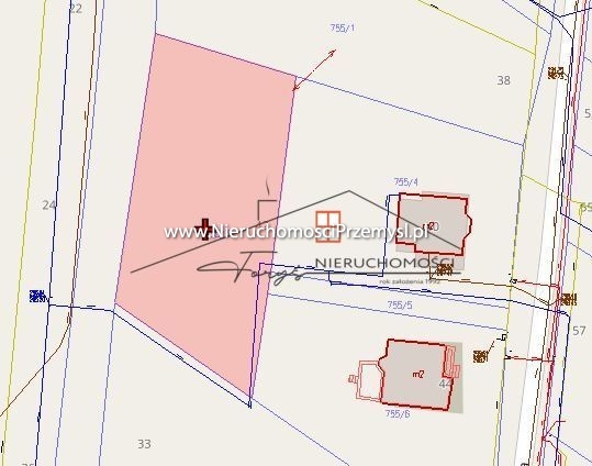 Land for sale with the area of 1300 m2