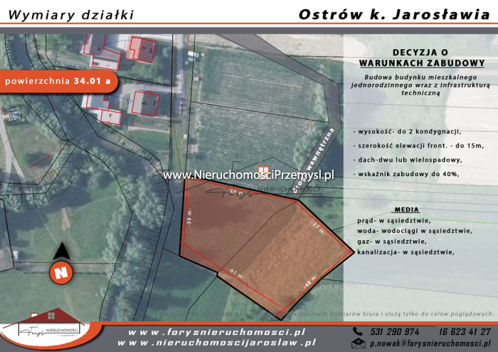 Land for sale with the area of 3400 m2