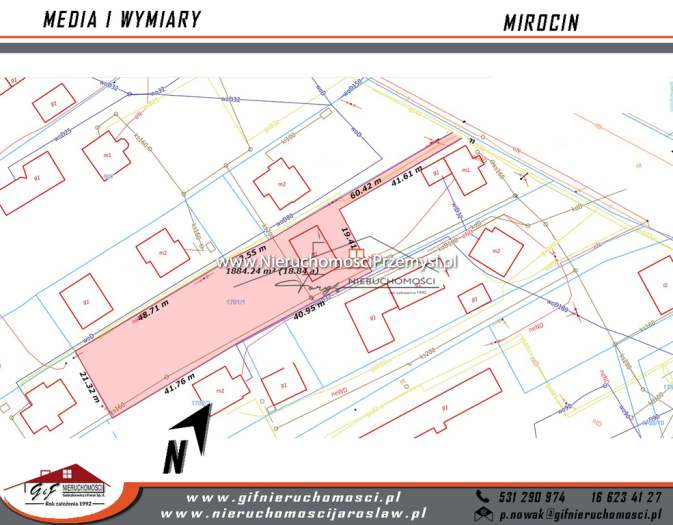 Land for sale with the area of 1900 m2