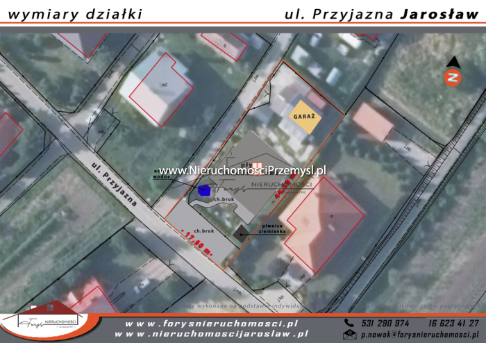 Land for sale with the area of 800 m2