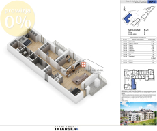 Wohnung zum Verkauf mit einer Fläche von 94 m2