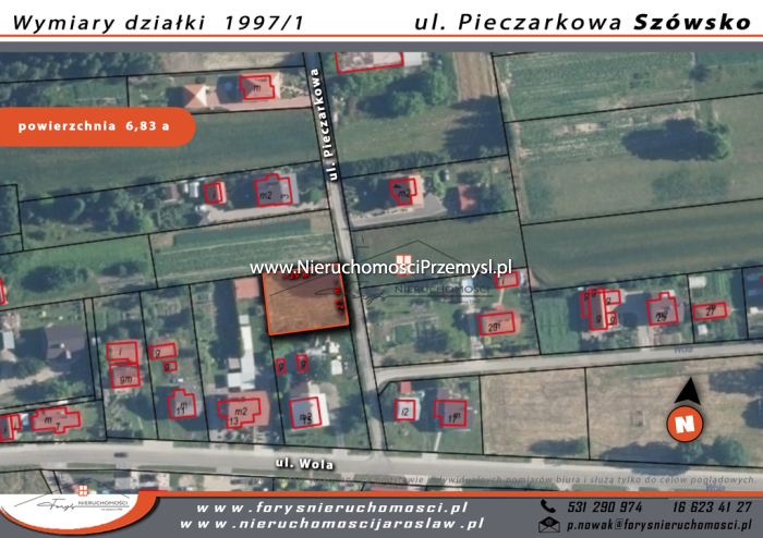 Land for sale with the area of 683 m2