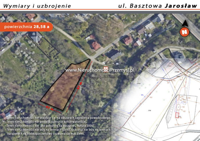 Land for sale with the area of 2858 m2
