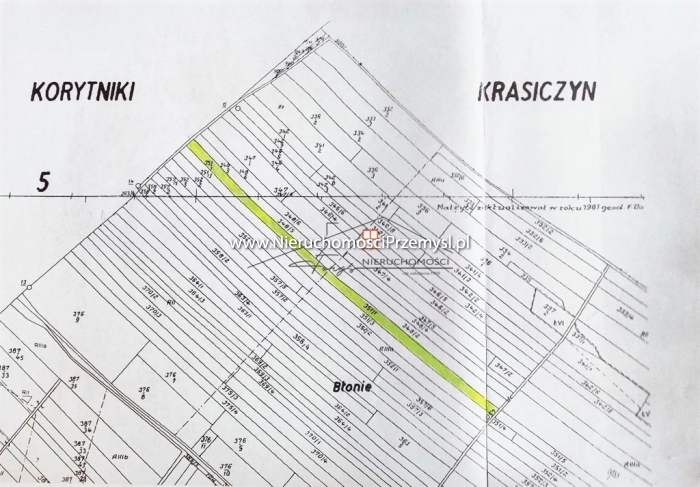 Land for sale with the area of 5400 m2