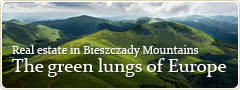Real estate in Bieszczady Mountains - The green lungs of Europe